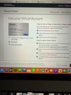 What are virtual cards