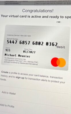 Instant Virtual Card Canada